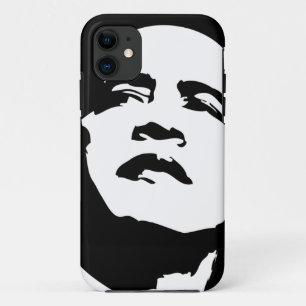 Capa Para iPhone 11 Caso 2012 do iPhone 5 de Obama preto e branco