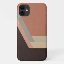 Caso ART DECO iPhone 11 (mauve/black)