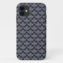 Caso Blue Damask iPhone 11