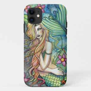 Capa Para iPhone 11 Caso bonito do iPhone 5 Mermaid