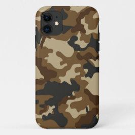 Capa Para iPhone 11 Caso Brown Camo iPhone 5