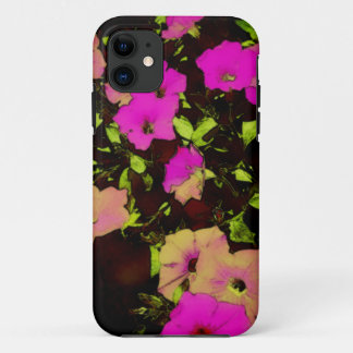 Capa Para iPhone 11 Caso cor-de-rosa do iPhone 5/5s das flores do