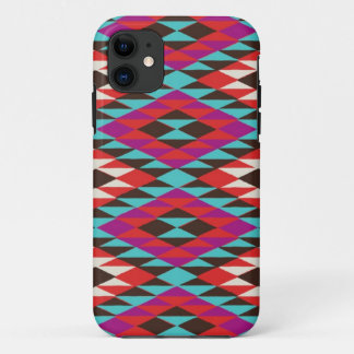 Capa Para iPhone 11 Caso cor-de-rosa do teste padrão iPhone4 do nativo