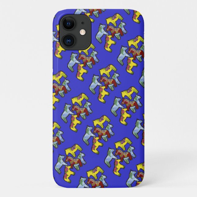 Capa Para iPhone 11 Caso De Cavalo Brilhante (Verso)