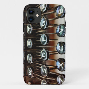 Capa Para iPhone 11 Caso de Chaves de Máquina de Digitalização Vint