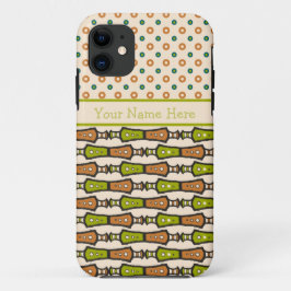 Capa Para iPhone 11 Caso de Creme Preto Verde Teal Tribal iPhone 5/5 s