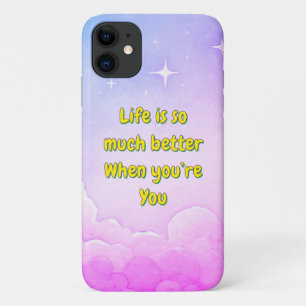 Capa Para iPhone 11 Caso de iPad iPhone de empoderamento de positivida
