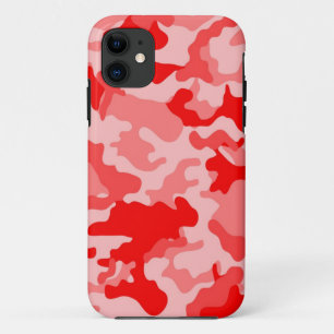 Capa Para iPhone 11 Caso de iPad Vermelho Monocromático
