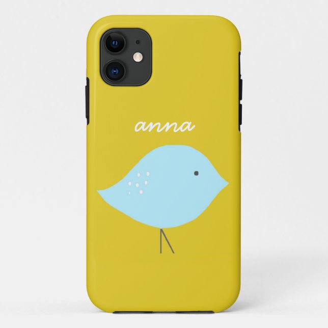 Capa Para iPhone 11 Caso de iPhone 5 de aves modernas (Verso)