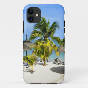 Capa Para iPhone 11 Caso de iPhone 5 de praia tropical exótica