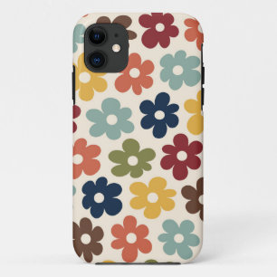 Capa Para iPhone 11 Caso de iPhone / iPad com Padrão Floral Colorido