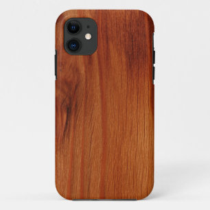 Capa Para iPhone 11 Caso de madeira lustrado do iPhone 5/5S do teste