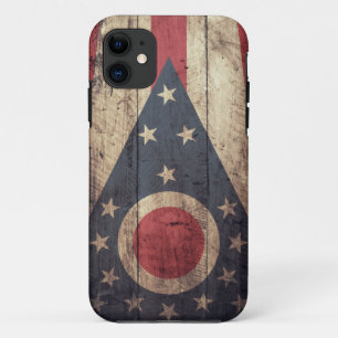 Capa Para iPhone 11 Caso de madeira velho do iPhone 5 da bandeira de