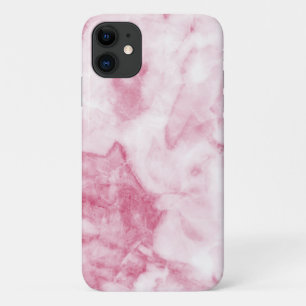 Capa Para iPhone 11 Caso de mármore cor-de-rosa de Iphone X
