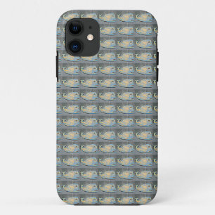 Capa Para iPhone 11 caso de múltiplas baleias azuis
