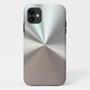 Capa Para iPhone 11 caso de prata artístico do iPhone 5 do metal