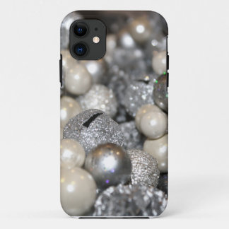 Capa Para iPhone 11 Caso de prata do iPhone 5 da faísca do brilho