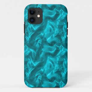 Capa Para iPhone 11 Caso de seda do iPhone 5 do Aqua