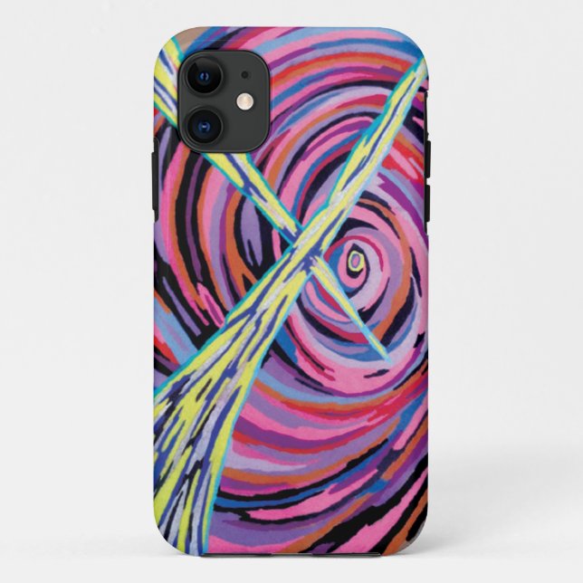 Capa Para iPhone 11 Caso de Smartphone das estradas transversaas (Verso)