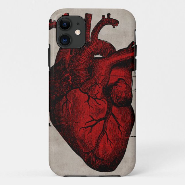 Capa Para iPhone 11 Caso do Coração Humano (Verso)