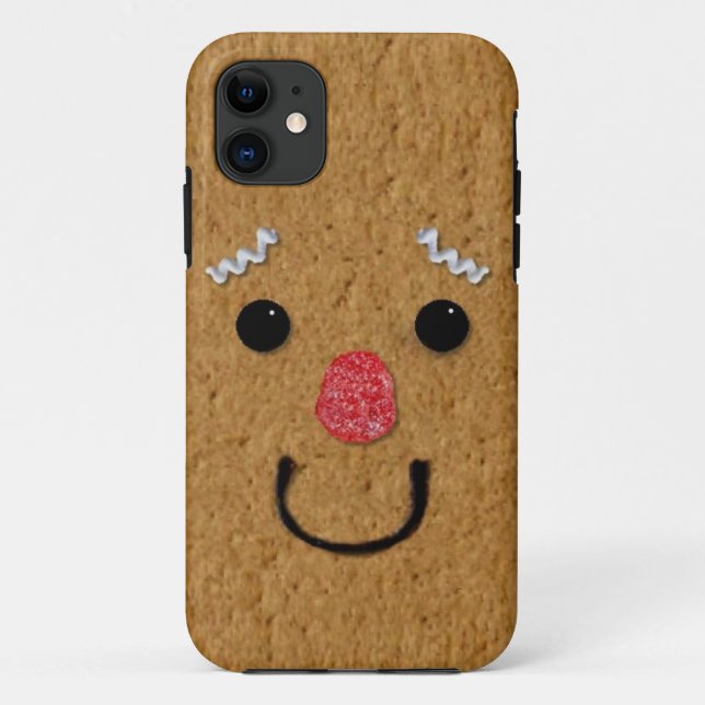 Capa Para iPhone 11 Caso do Gingerbird Man iPhone 5 (Verso)