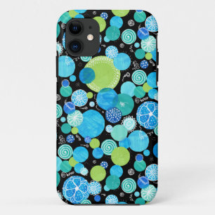 Capa Para iPhone 11 Caso do iPhone 5/5s: Blue Moons Quirky Pattern