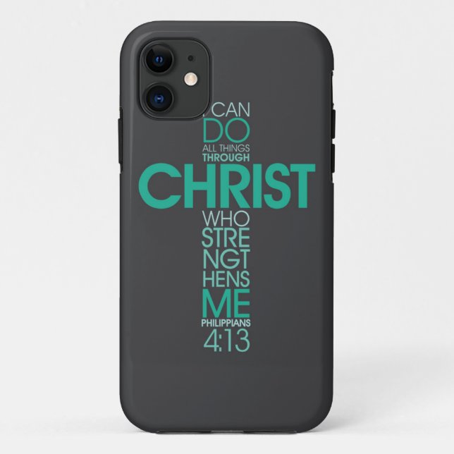 Capa Para iPhone 11 Caso do iPhone 5/5s do 4:13 dos Philippians (Verso)