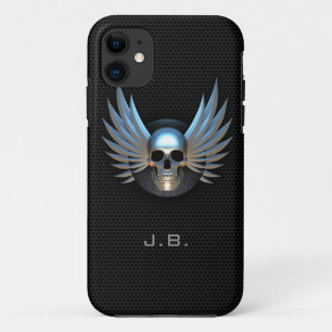 Capa Para iPhone 11 Caso do iPhone 5 com cabeça de asa azul
