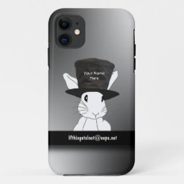 Capa Para iPhone 11 Caso do iPhone 5 com o Nome Superior do Coelho Bra