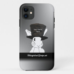 Capa Para iPhone 11 Caso do iPhone 5 com o Nome Superior do Coelho Bra