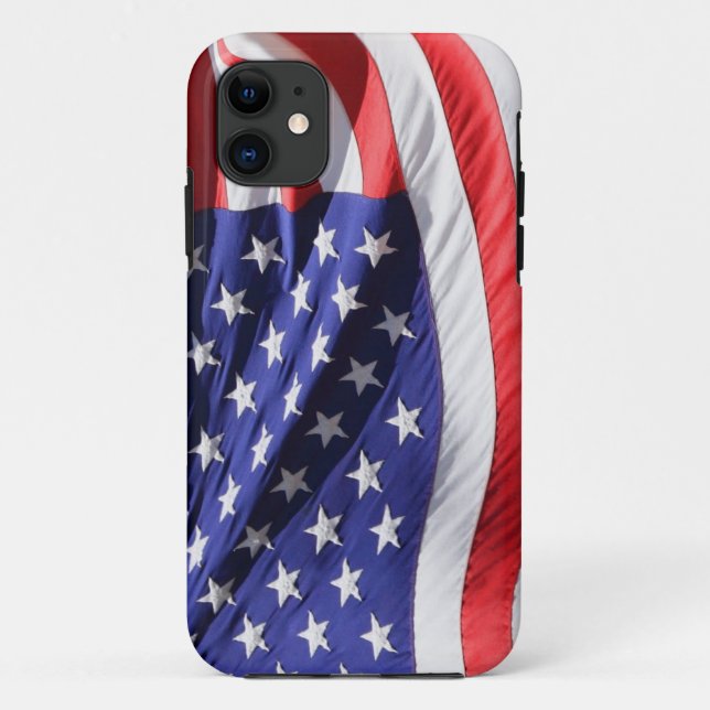 Capa Para iPhone 11 Caso do iPhone 5 da bandeira americana (Verso)