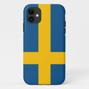 Capa Para iPhone 11 Caso do iPhone 5 da bandeira da suecia (de alta