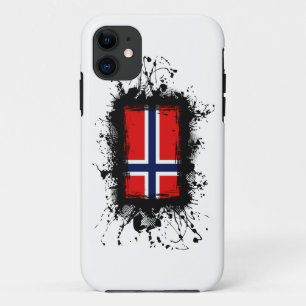 Capa Para iPhone 11 Caso do iPhone 5 da bandeira de Noruega