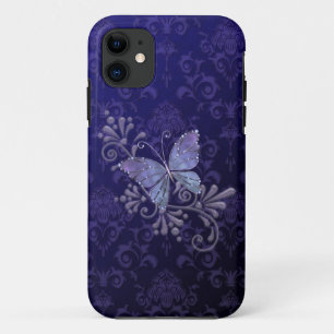 Capa Para iPhone 11 Caso do iPhone 5 da borboleta da jóia