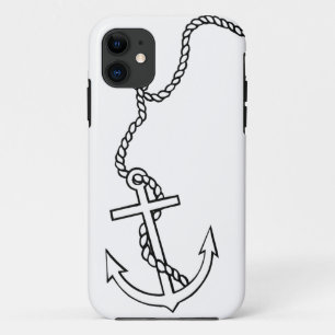 Capa Para iPhone 11 Caso do iPhone 5 da corda & da âncora