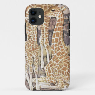 Capa Para iPhone 11 Caso do iPhone 5 da Família Giraffe