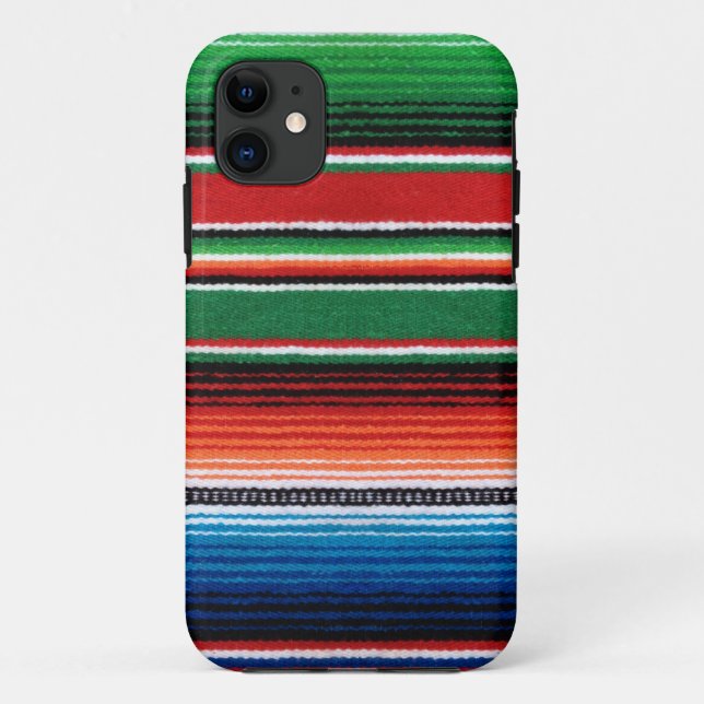 Capa Para iPhone 11 Caso do iPhone 5 da Serape Mexicana (Verso)