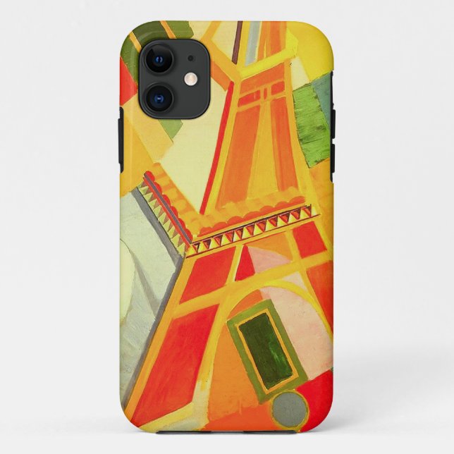 Capa Para iPhone 11 Caso do iPhone 5 da torre Eiffel de Robert (Verso)