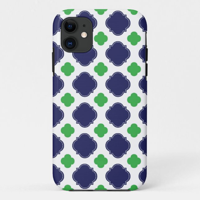 Capa Para iPhone 11 Caso do iPhone 5 de Quatrefoil (Verso)