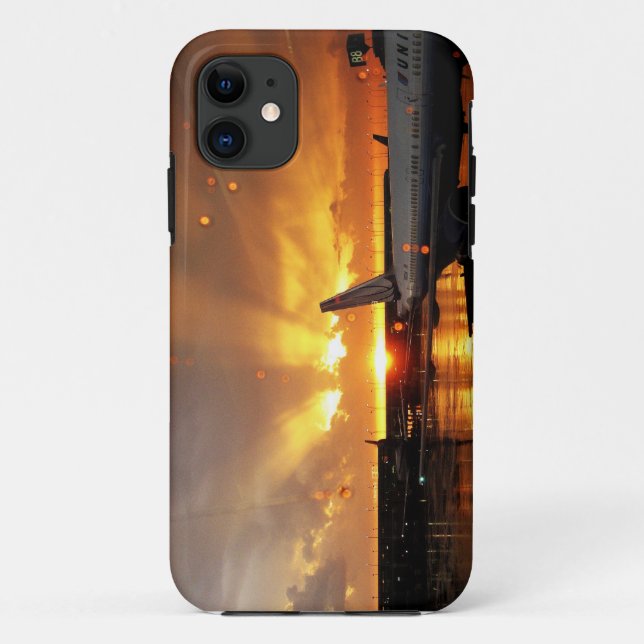 Capa Para iPhone 11 Caso do iPhone 5 do aeroporto de Chicago O'Hare (Verso)