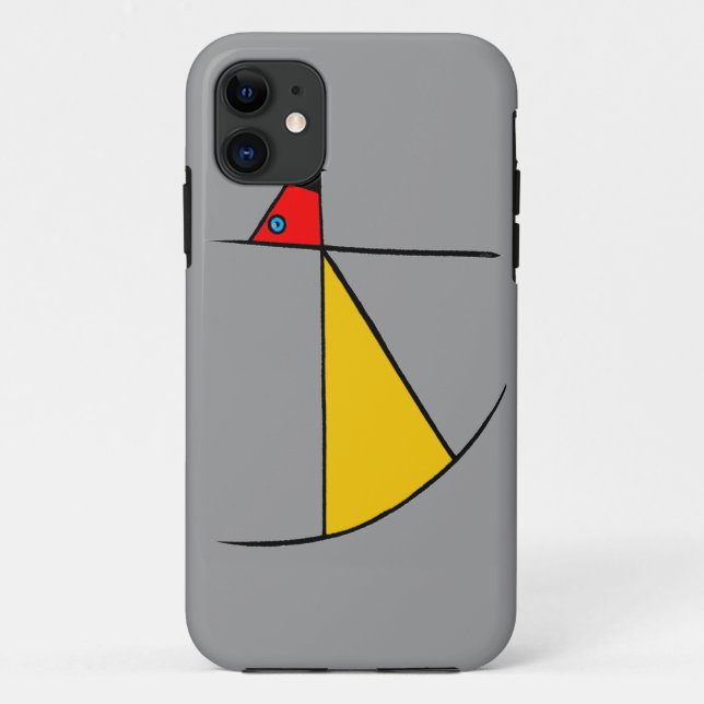 Capa Para iPhone 11 Caso do iPhone 5 do cão do zen mal lá (Verso)