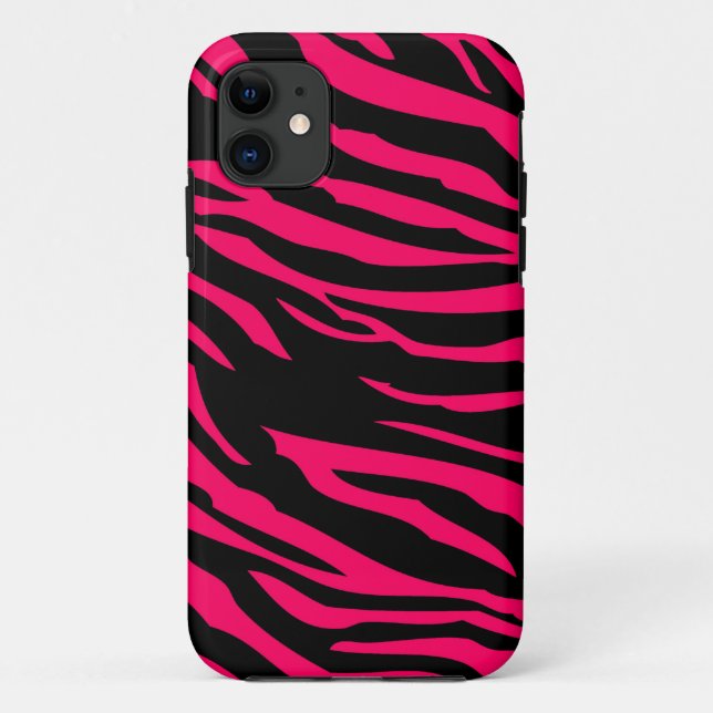 Capa Para iPhone 11 Caso do iPhone 5 do companheiro ID™ da zebra do (Verso)