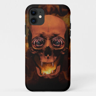 Capa Para iPhone 11 Caso do iPhone 5 do crânio do assombro
