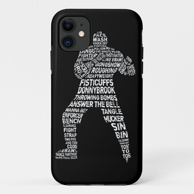 Capa Para iPhone 11 Caso do iPhone 5 do Hockey Execucer (Verso)