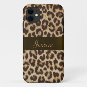 Capa Para iPhone 11 Caso do iPhone 5 do impressão do leopardo