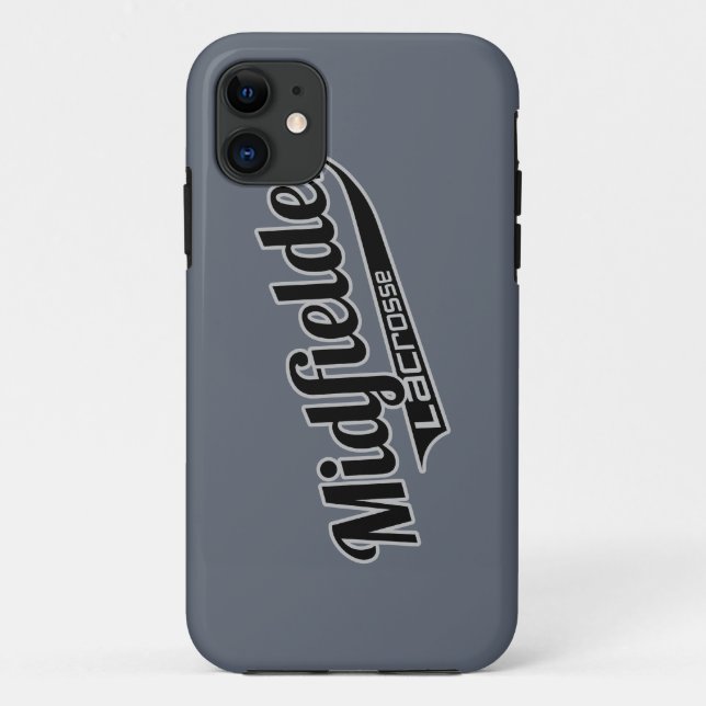 Capa Para iPhone 11 Caso do iphone 5 do Midfielder do Lacrosse (Verso)