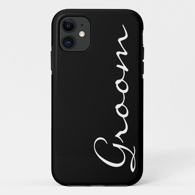 Capa Para iPhone 11 Caso do iPhone 5 do noivo (Verso)