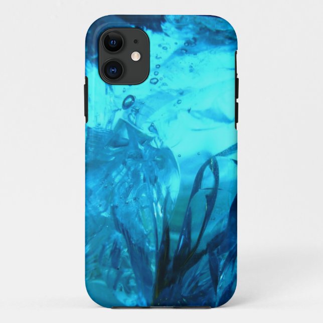 Capa Para iPhone 11 Caso do iPhone 5 Gem Azul (Verso)