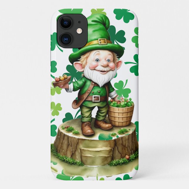 Capa Para iPhone 11 Caso do iPhone/iPad Leprechaun (Happy Saint Patricks' Day Leprechaun!)