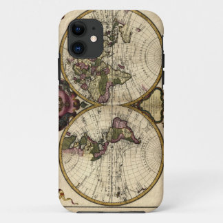 Capa Para iPhone 11 Caso do Vintage World Map iPhone 5